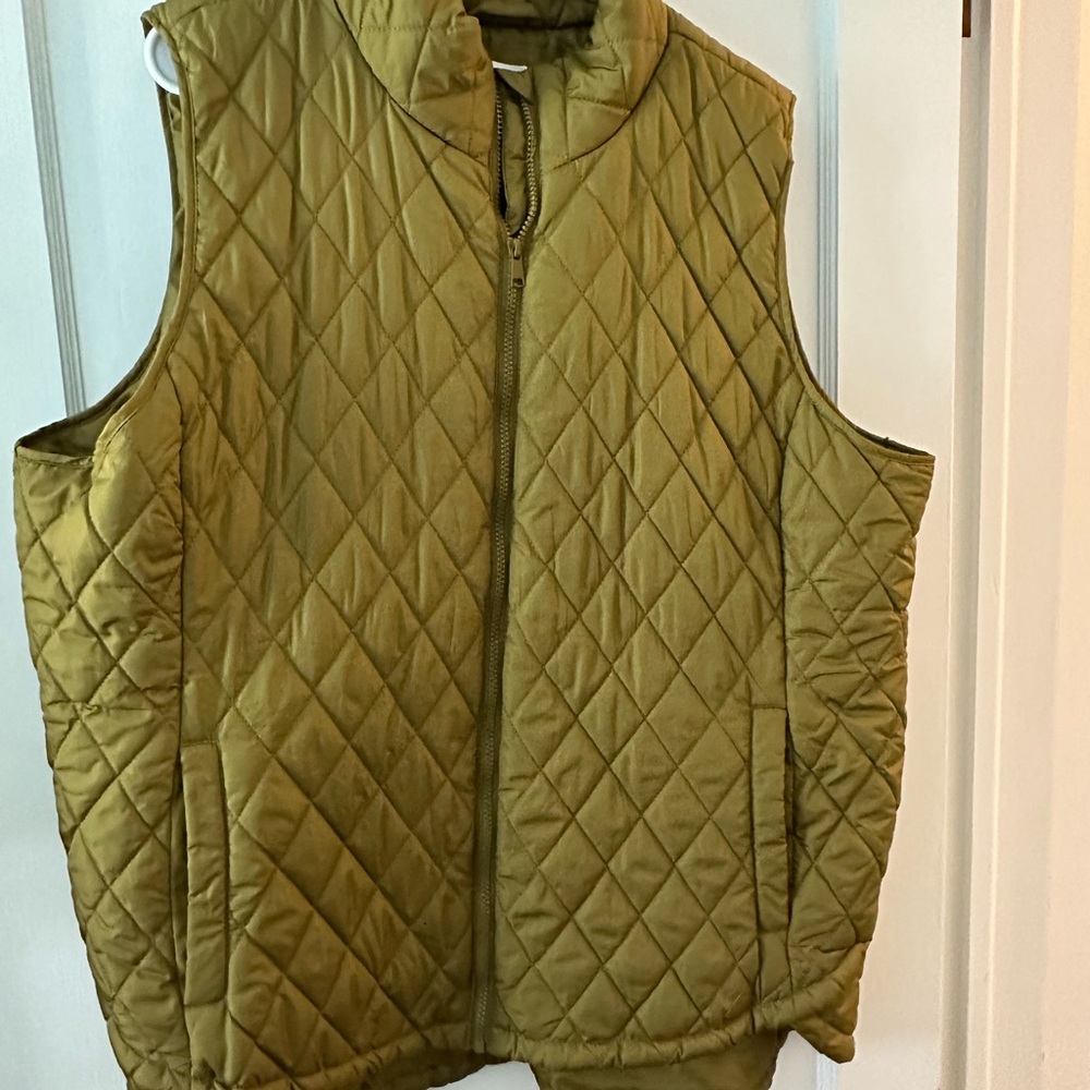 Maurices Olive Quilted Vest